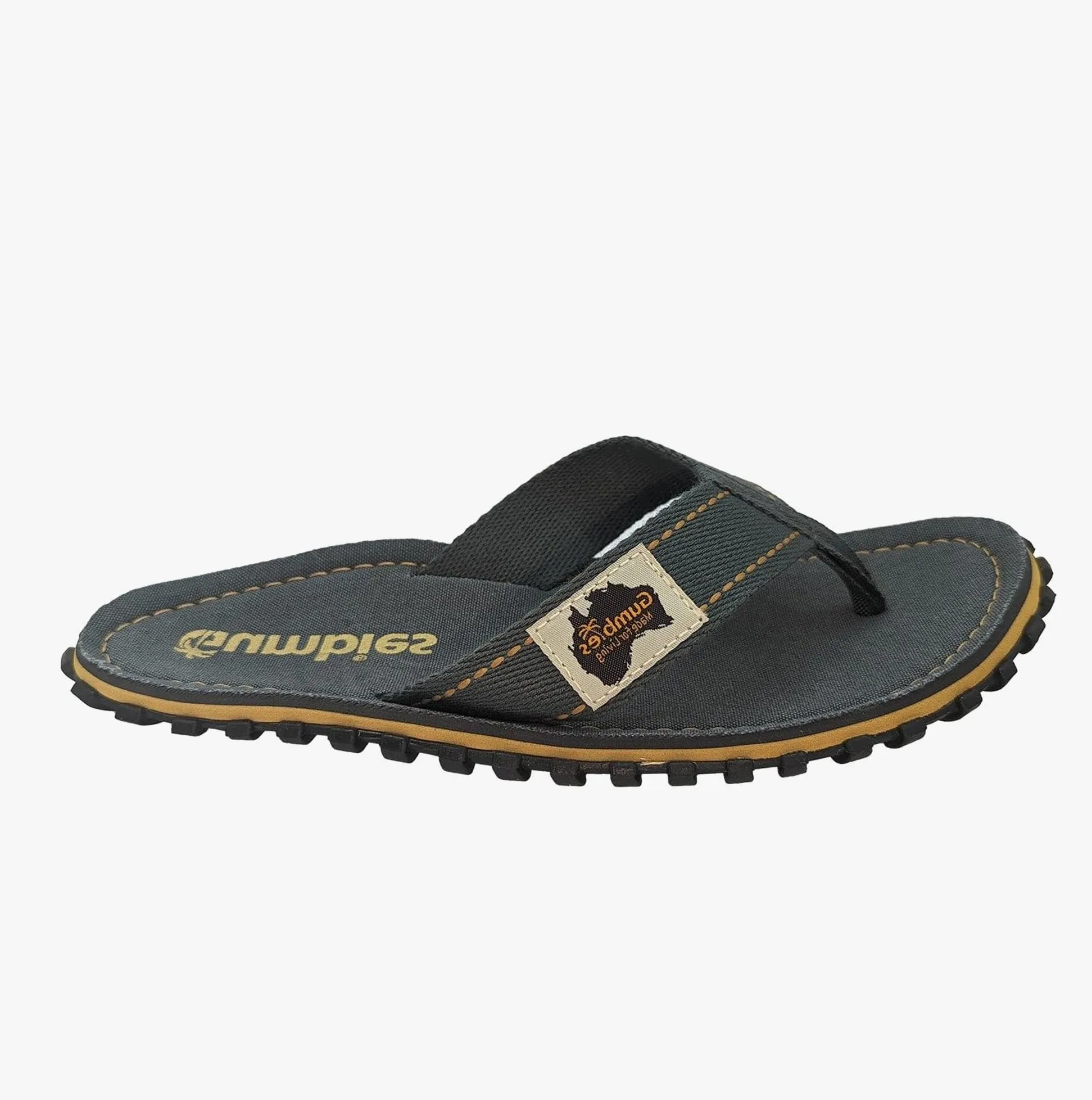 Gumbies ISLANDER Unisex Flip-Flops Classic Grey sold by Shuperb
