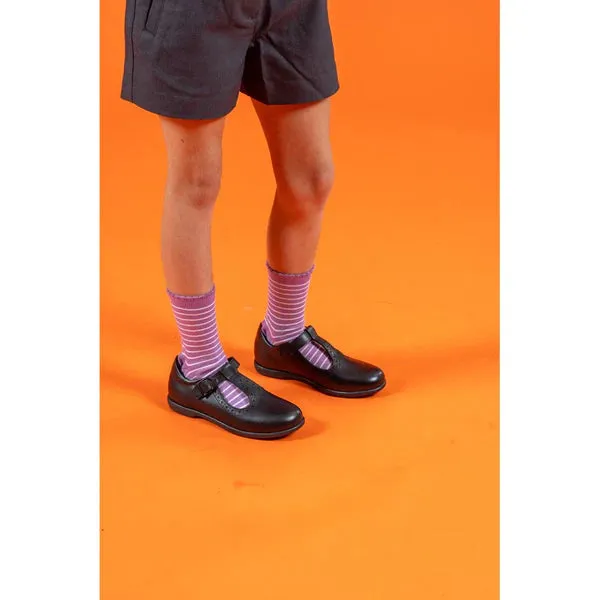 Hush Puppies BRITNEY Girls Leather School Shoes Black sold by Shuperb product image thumbnail 2