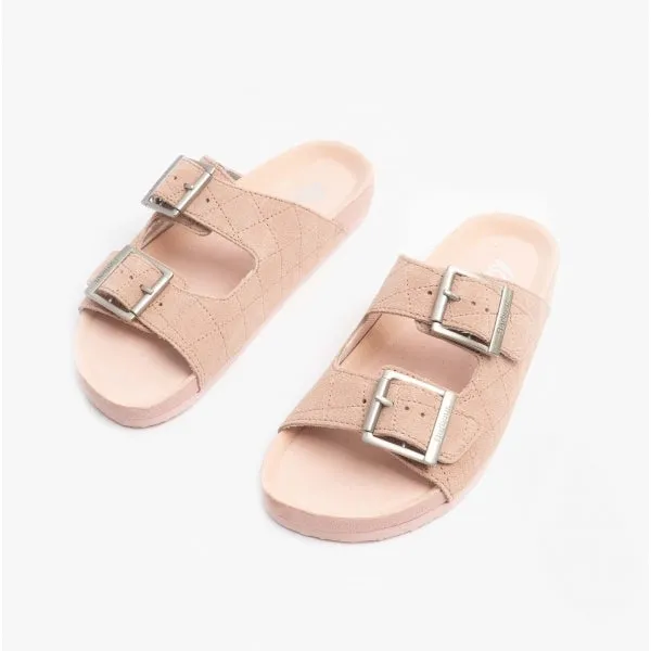 Barbour ELLIS Womens Suede Mule Slippers Pink sold by Shuperb product image thumbnail 3