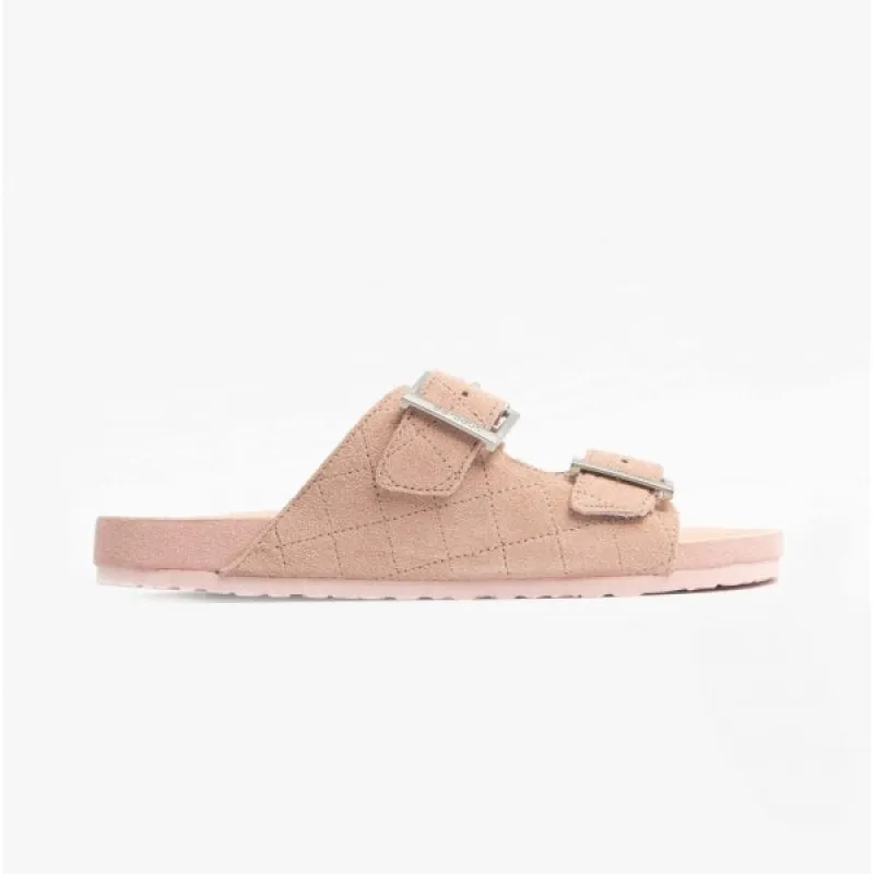 Barbour ELLIS Womens Suede Mule Slippers Pink sold by Shuperb