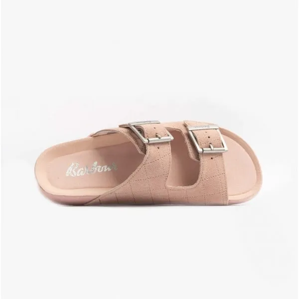 Barbour ELLIS Womens Suede Mule Slippers Pink sold by Shuperb product image thumbnail 5