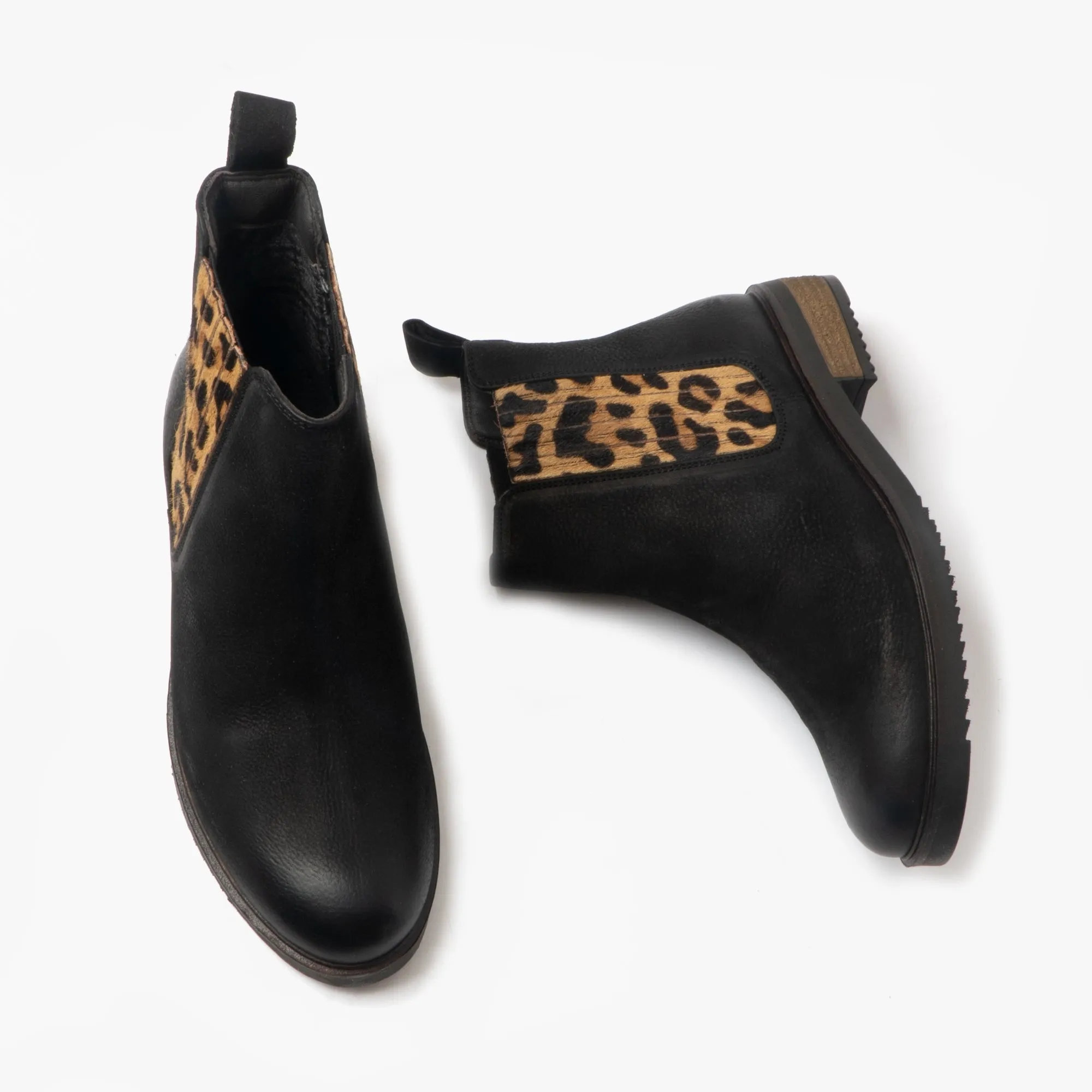 Hush Puppies STELLA Womens Leather Ankle Boots Black sold by Shuperb product image thumbnail 3