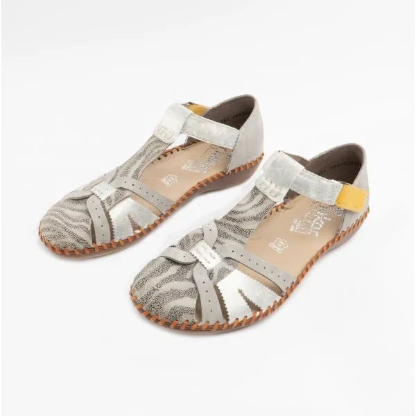 M1650-90 Ladies Leather Sandals Multi sold by Shuperb product image thumbnail 2