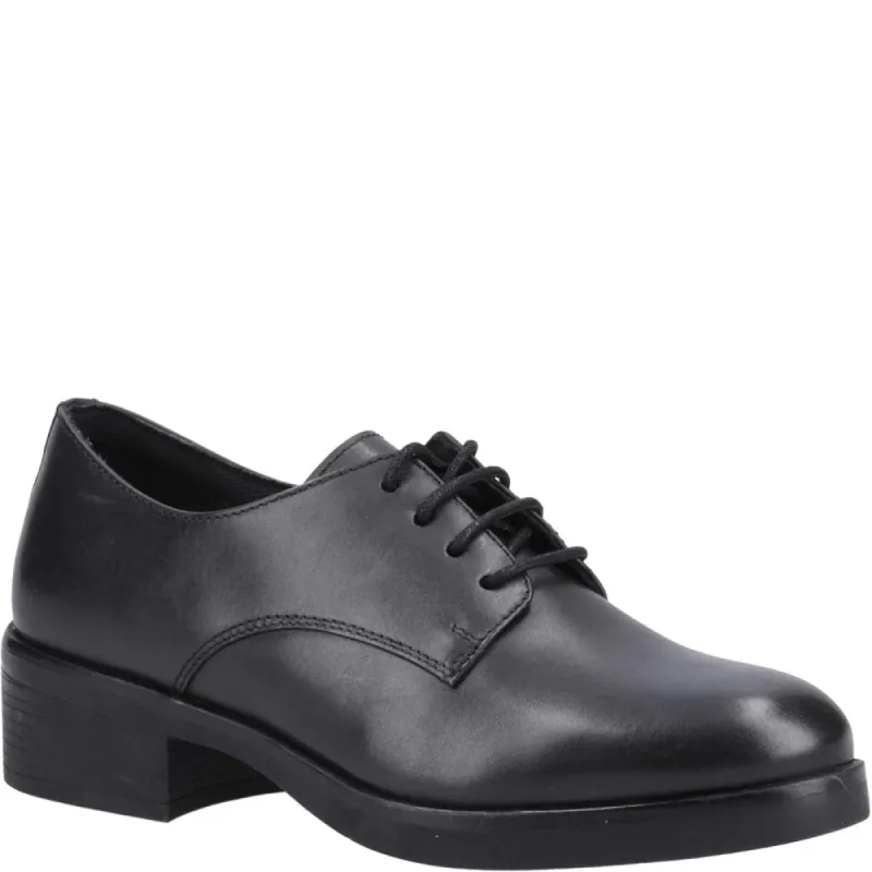 Hush Puppies ANASTASIA Girls Leather School Shoes Black sold by Shuperb