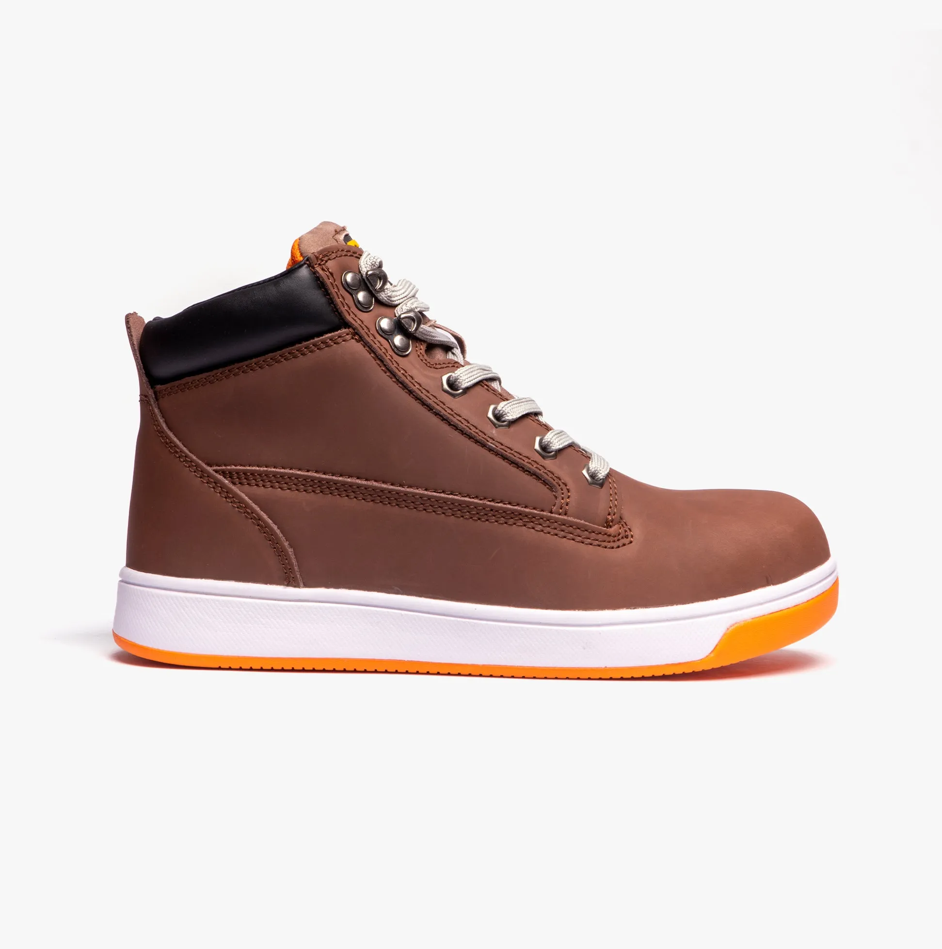 Grafters M057B Unisex Safety Trainer Boots Brown sold by Shuperb