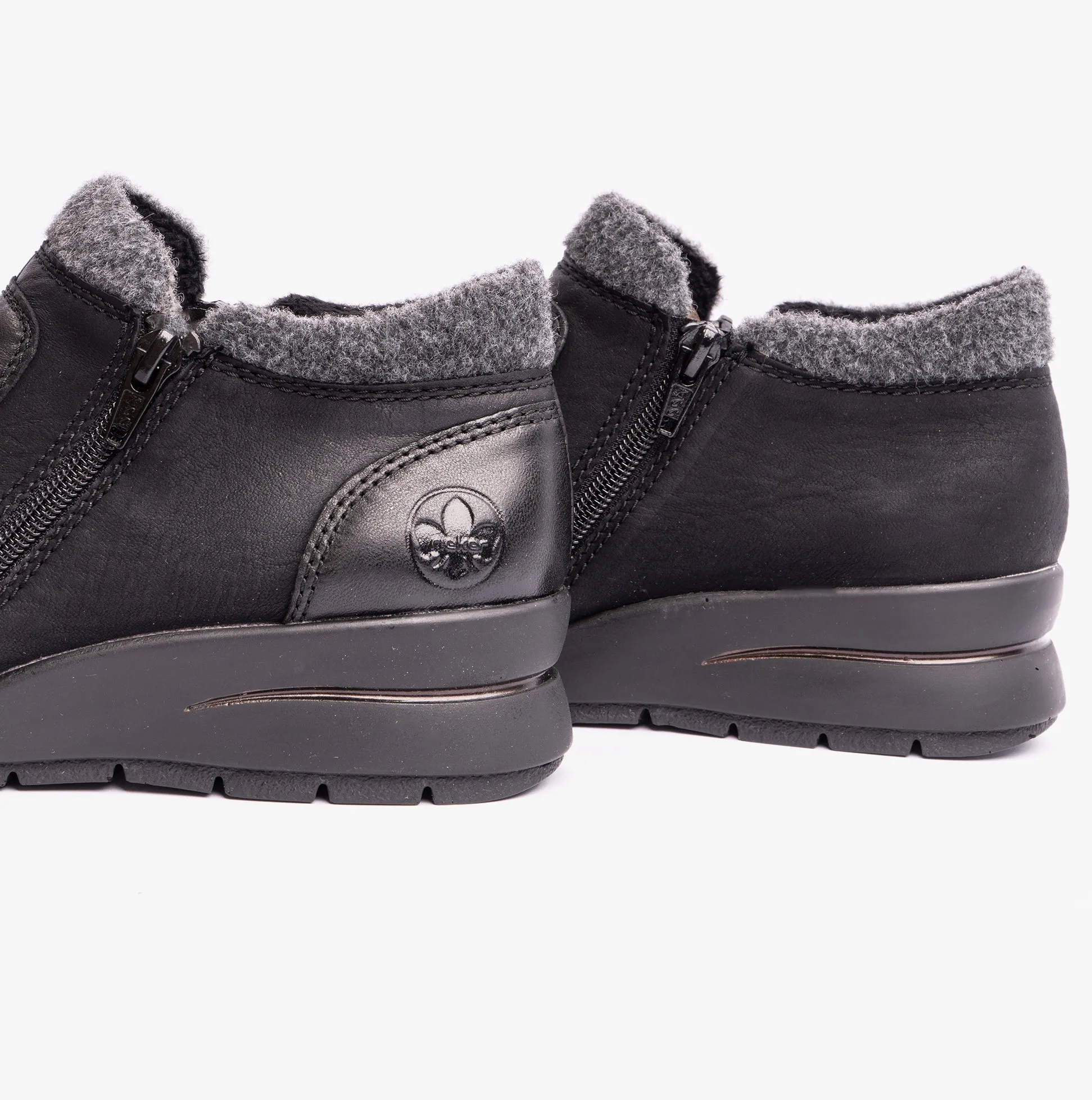 Rieker L4854-00 Womens Leather Boots Black sold by Shuperb product image thumbnail 4