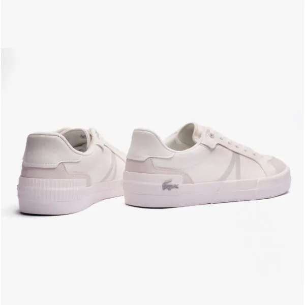 L004 Mens Canvas Casual Trainers White/Grey sold by Shuperb product image thumbnail 3