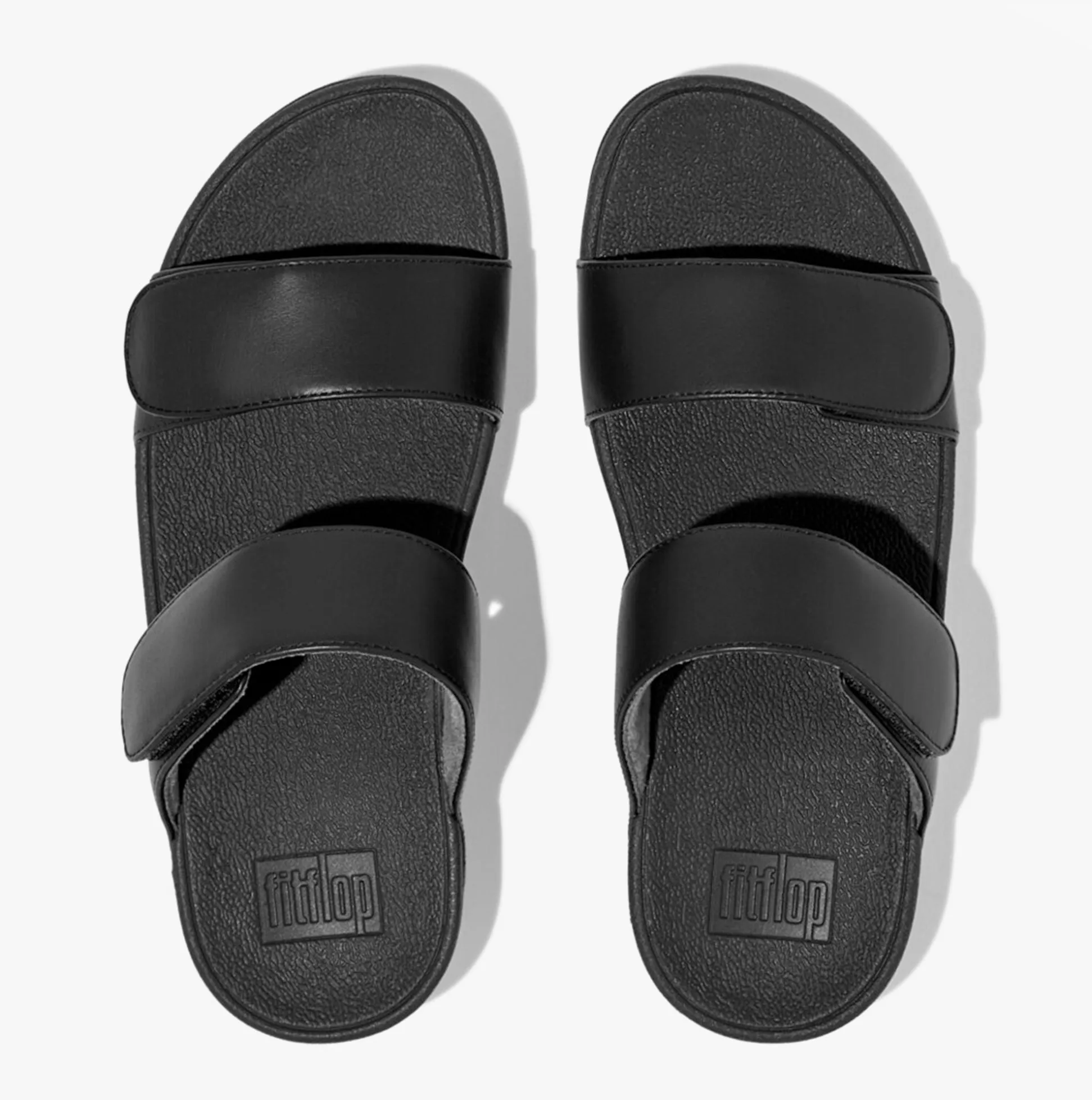 FitFlop LULU ADJUSTABLE LEATHER Womens Slides All Black sold by Shuperb product image thumbnail 3