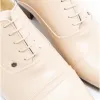 Club Cubano CORDOBA Mens Soft Leather Lace Up Cuban Heel Oxford Shoes Ivory sold by Shuperb