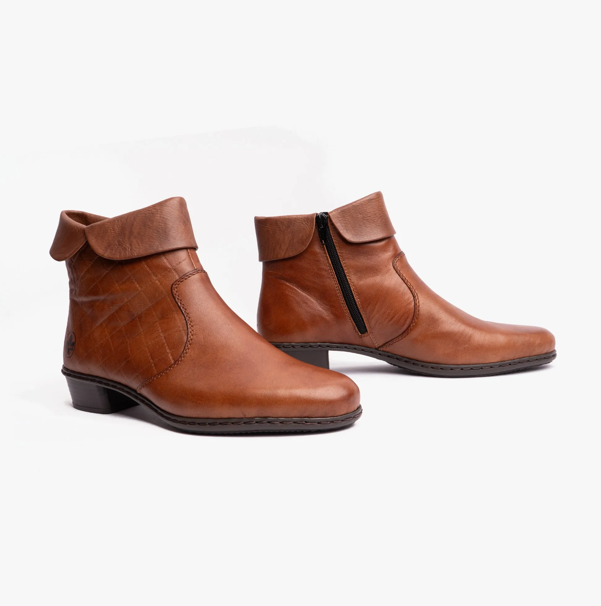 Rieker Y07D0-25 Womens Leather Boots Brown sold by Shuperb product image thumbnail 3