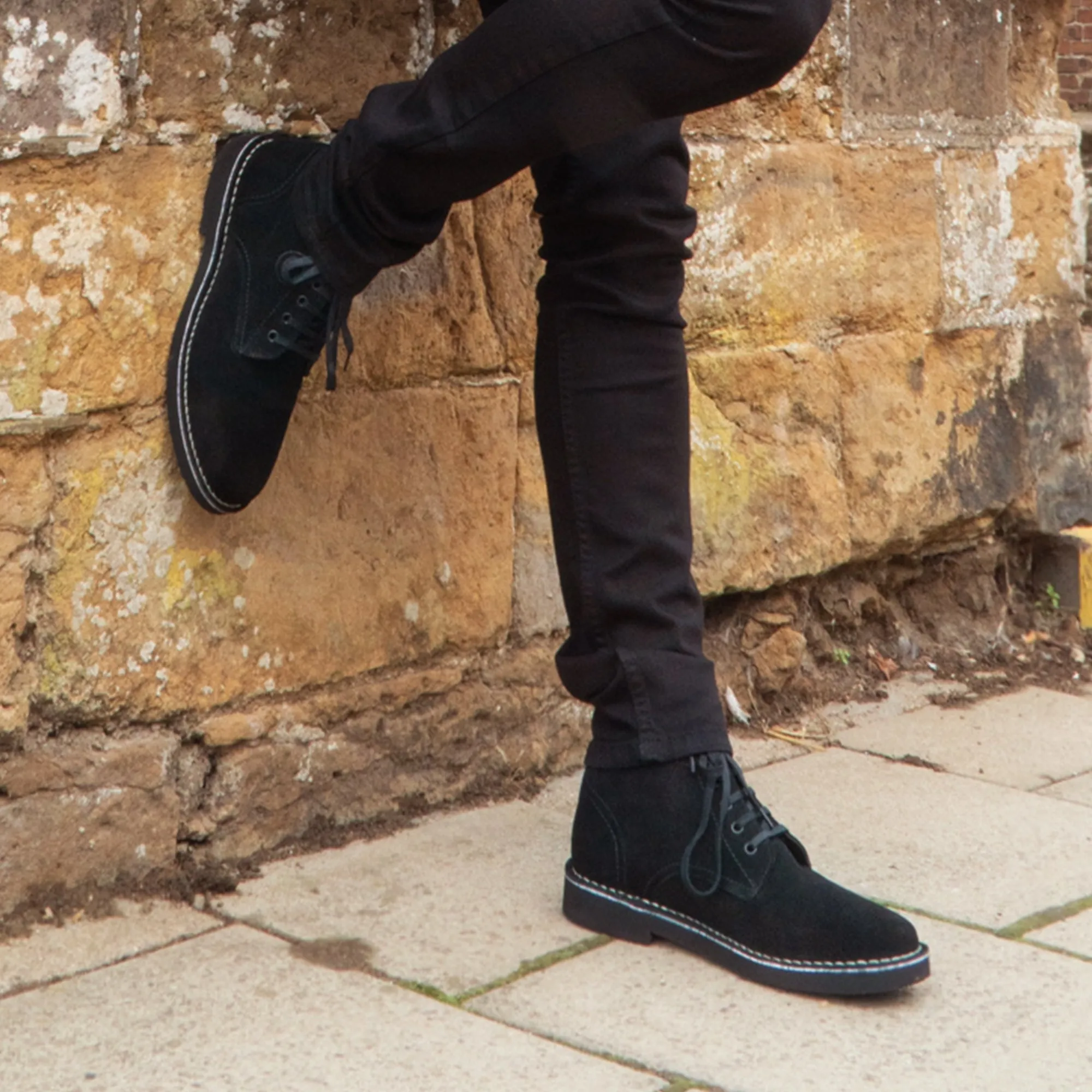 Popps RANGER Mens Desert Boots Black sold by Shuperb product image thumbnail 2