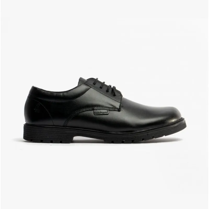 Hush Puppies POLLY SNR Girls Derby Shoes Black sold by Shuperb