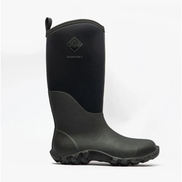 Muck Boots EDGEWATER II Unisex Wellington Boots Black sold by Shuperb