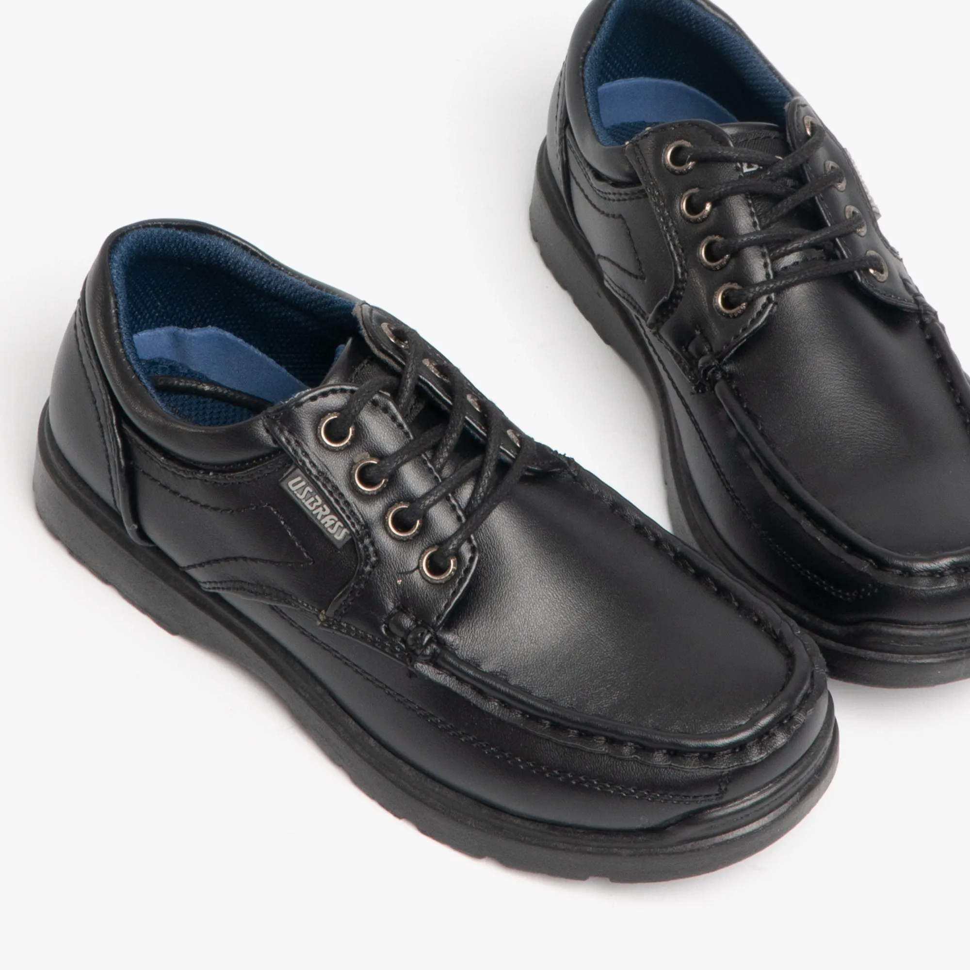 US Brass STUBBY Boys Lace-Up Casual Shoes Black sold by Shuperb product image thumbnail 2