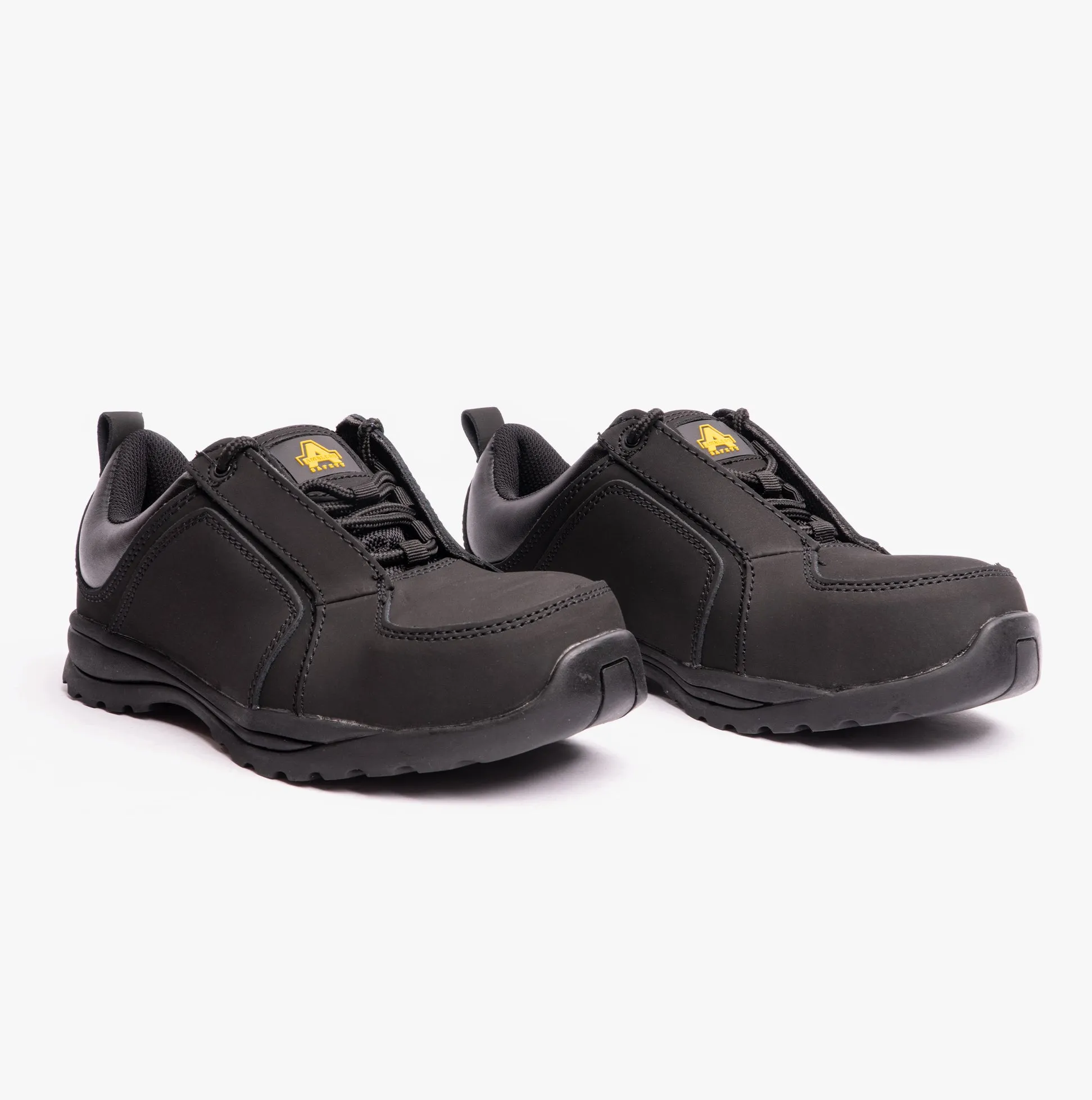 FS59C Ladies Leather Safety Trainers Black sold by Shuperb product image thumbnail 2
