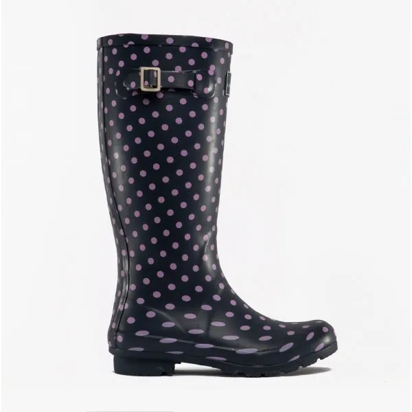RUBBER SPOT Ladies Rubber Wellingtons Blue sold by Shuperb