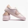 Victoria BERLIN LEATHER & SPLIT Womens Trainers White/Nude sold by Shuperb