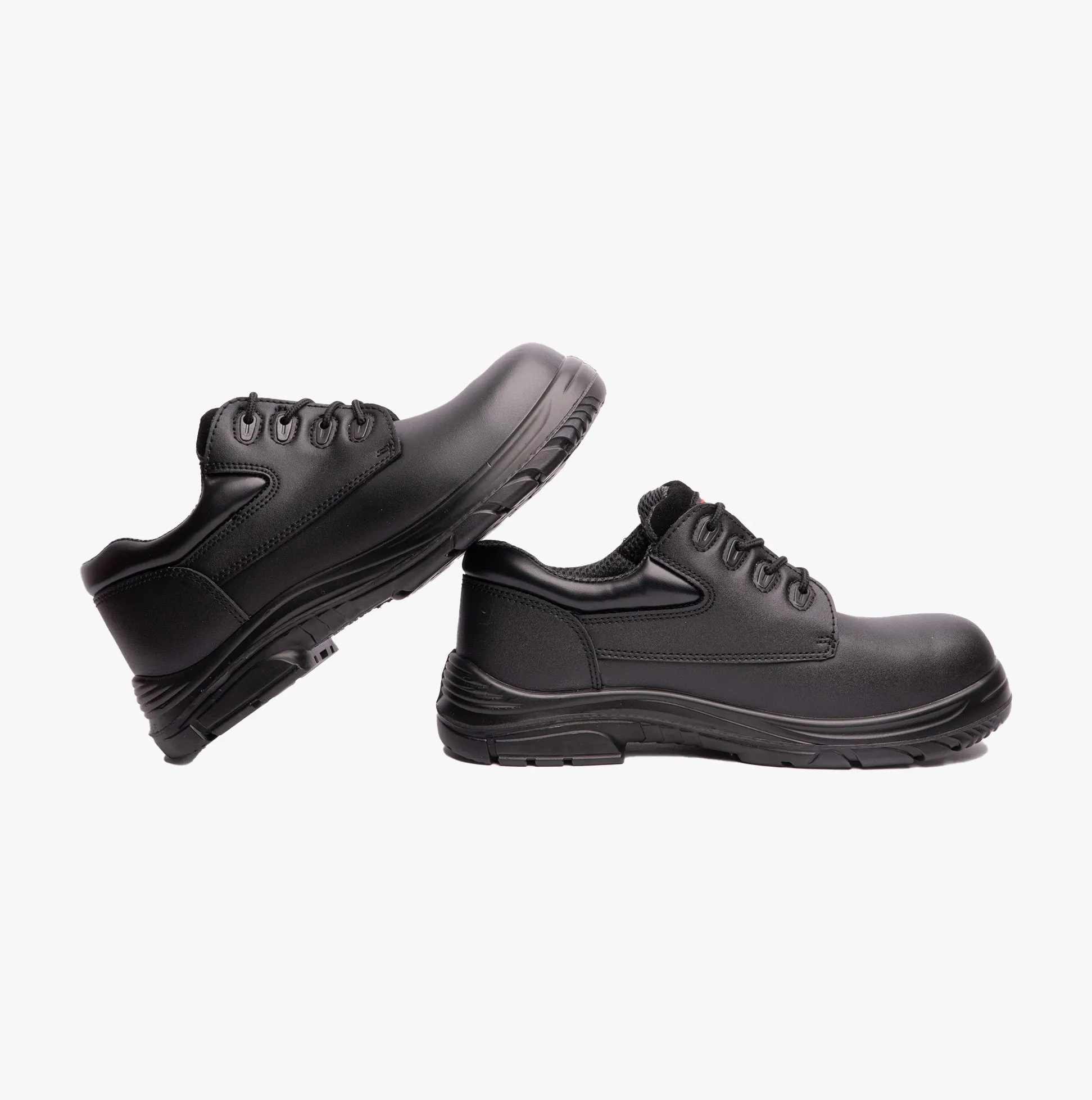 Grafters M9504A Mens Leather Super Wide Safety Shoes Black sold by Shuperb product image thumbnail 5