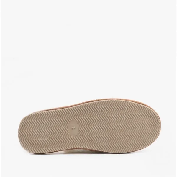 Hush Puppies ARIANNA Womens Suede Mule Slippers Tan sold by Shuperb product image thumbnail 4