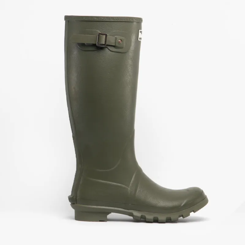 Barbour BEDE Mens Tall Wellington Boots Olive made by Barbour