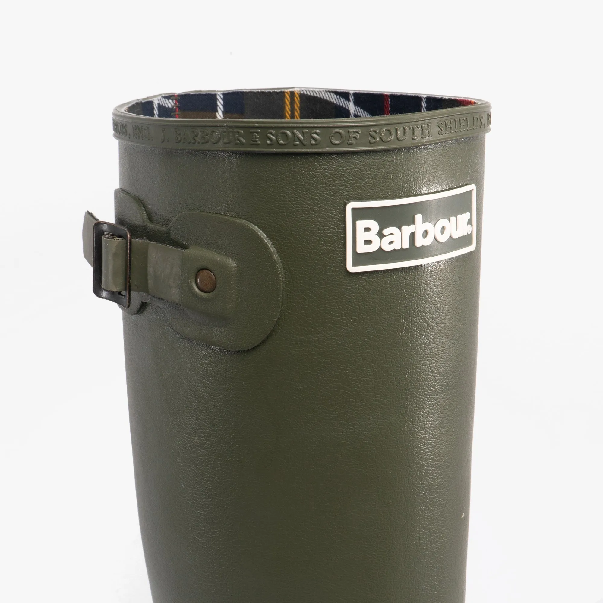 Barbour BEDE Mens Tall Wellington Boots Olive sold by Shuperb product image thumbnail 5