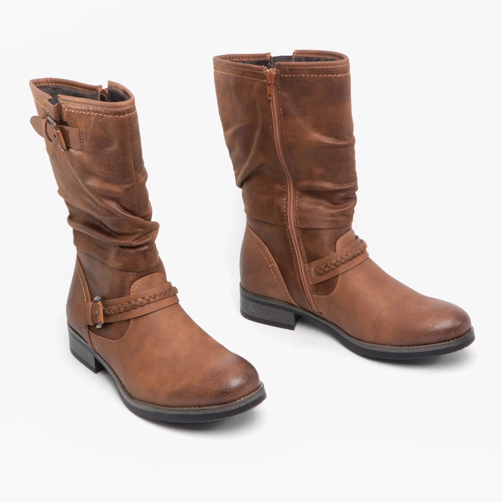 Rieker 98860-22 Womens Calf Length Boots Nut Brown sold by Shuperb product image thumbnail 3