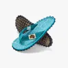 Gumbies ISLANDER Womens Recycled Flip-Flops Turquoise Swirls sold by Shuperb