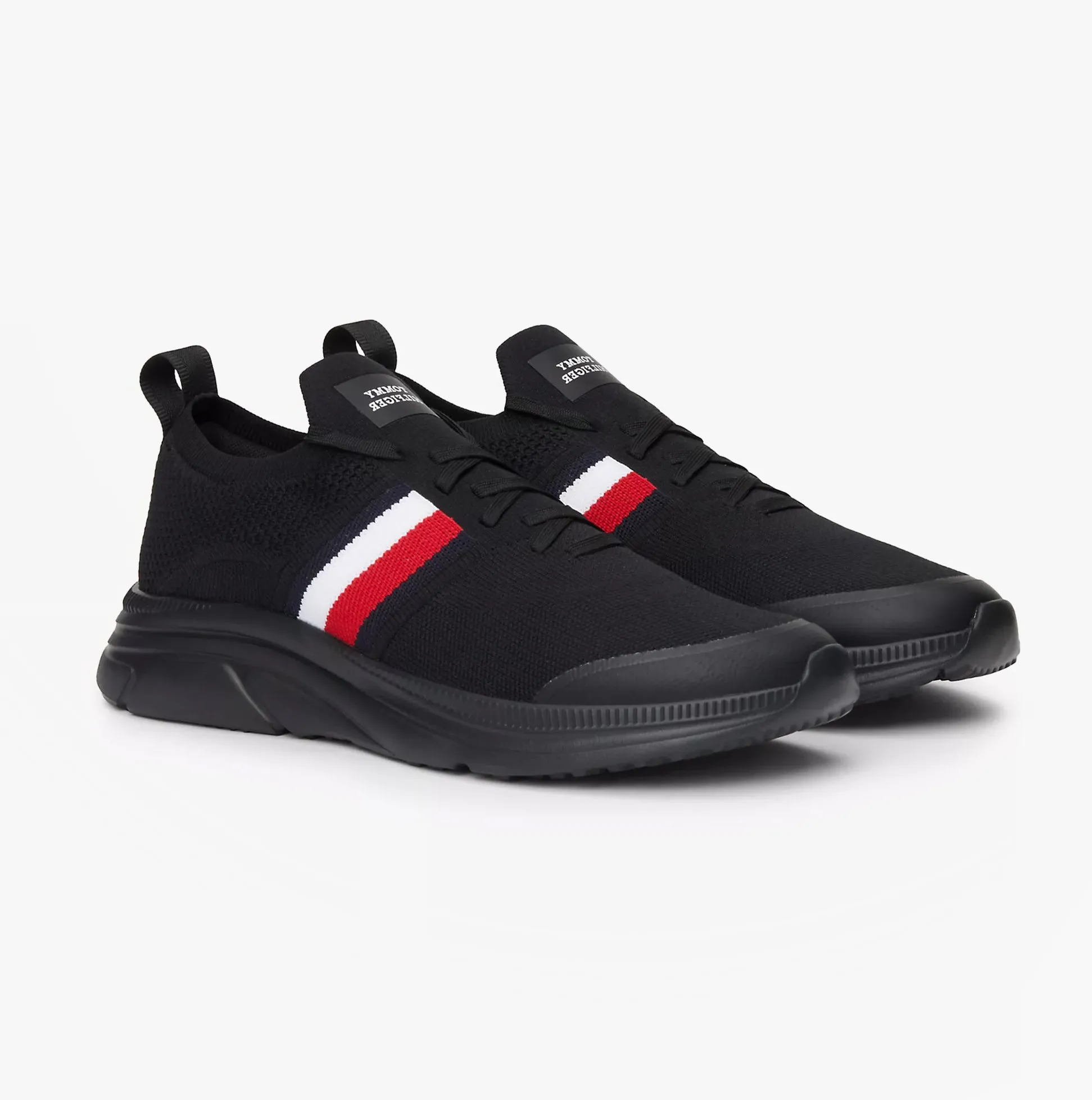 Tommy Hilfiger MODERN RUNNER KNIT S Mens Trainers Black sold by Shuperb product image thumbnail 2