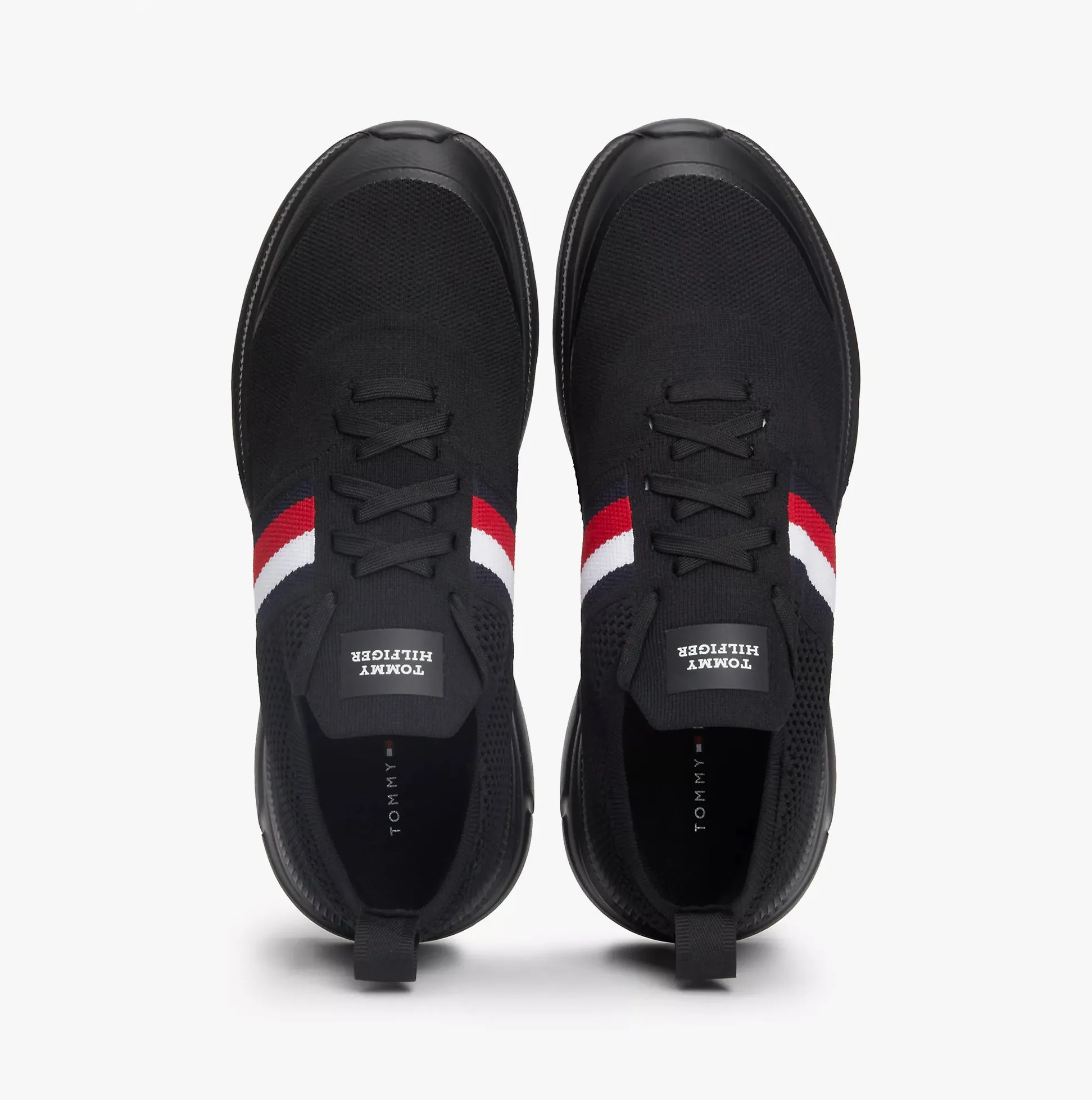 Tommy Hilfiger MODERN RUNNER KNIT S Mens Trainers Black sold by Shuperb product image thumbnail 4