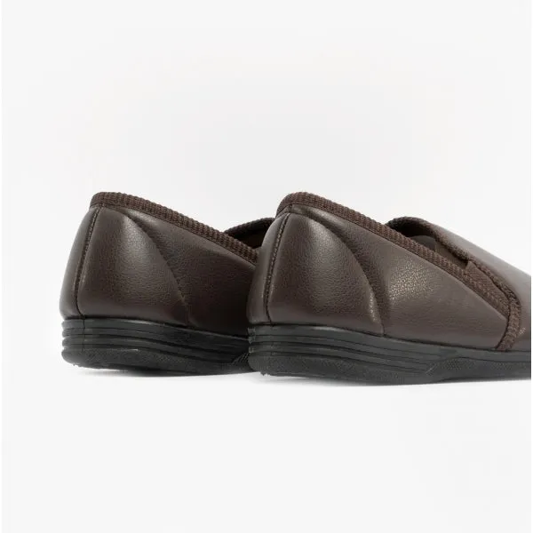 Zedzzz IVOR Mens Full Slippers Brown sold by Shuperb product image thumbnail 5