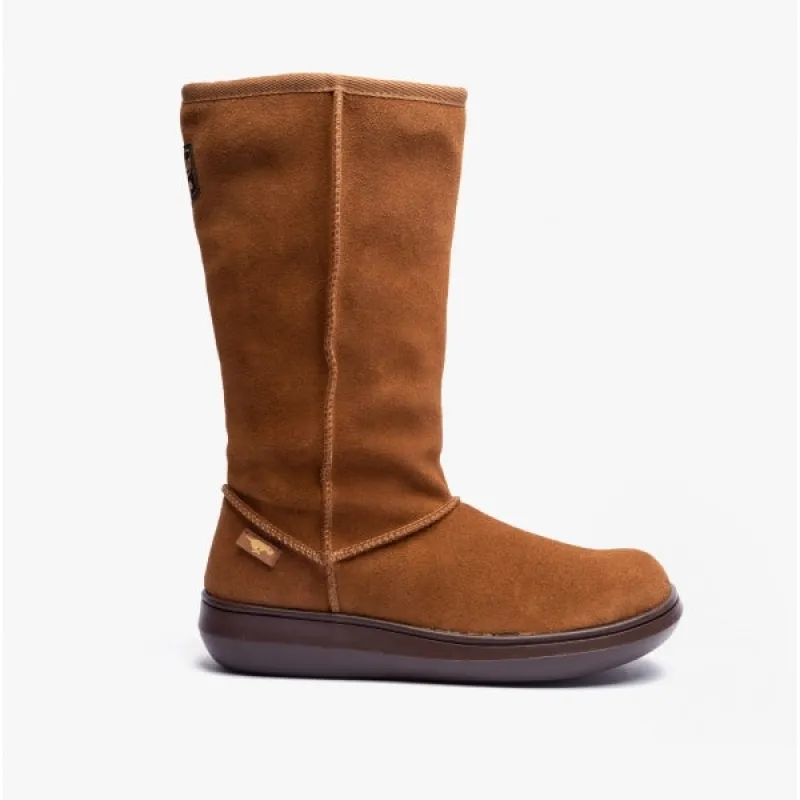 Rocket Dog SUGAR DADDY Womens Suede Boots Chestnut made by Rocket Dog