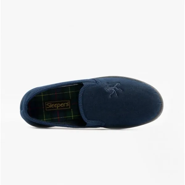 Sleepers FRAZER Mens Full Slippers Navy sold by Shuperb product image thumbnail 4