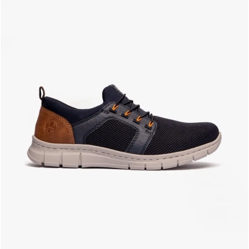 Rieker B7796-14 Mens Shoes Blue sold by Shuperb