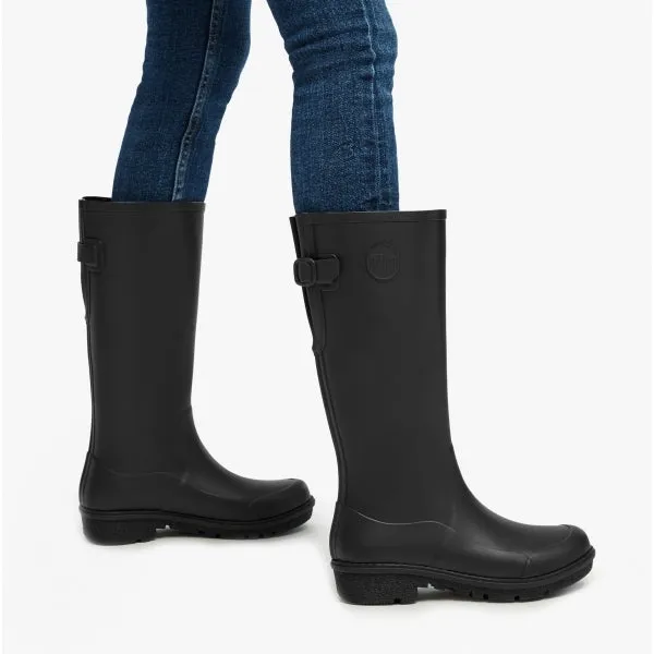 FitFlop WONDERWELLY TALL Womens Rubber Wellington Boots All Black sold by Shuperb product image thumbnail 2
