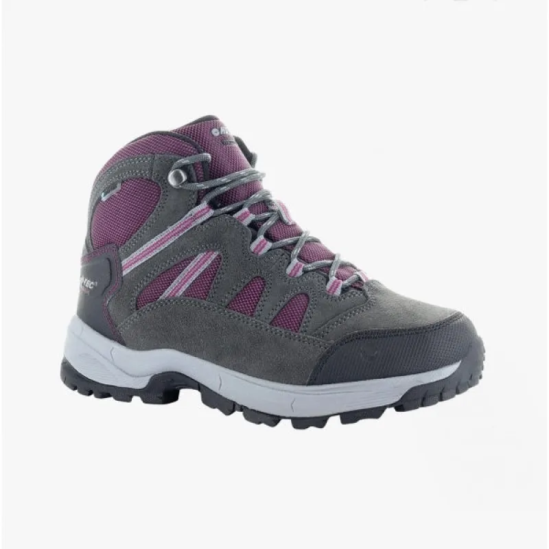 Hi-Tec BANDERA LITE WP Womens Waterproof Hiking Boots Charcoal/Amaranth/Grey sold by Shuperb