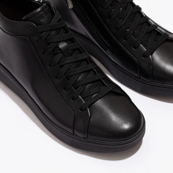 FitFlop RALLY LEATHER HIGH-TOP Womens Trainers Black sold by Shuperb product image thumbnail 2