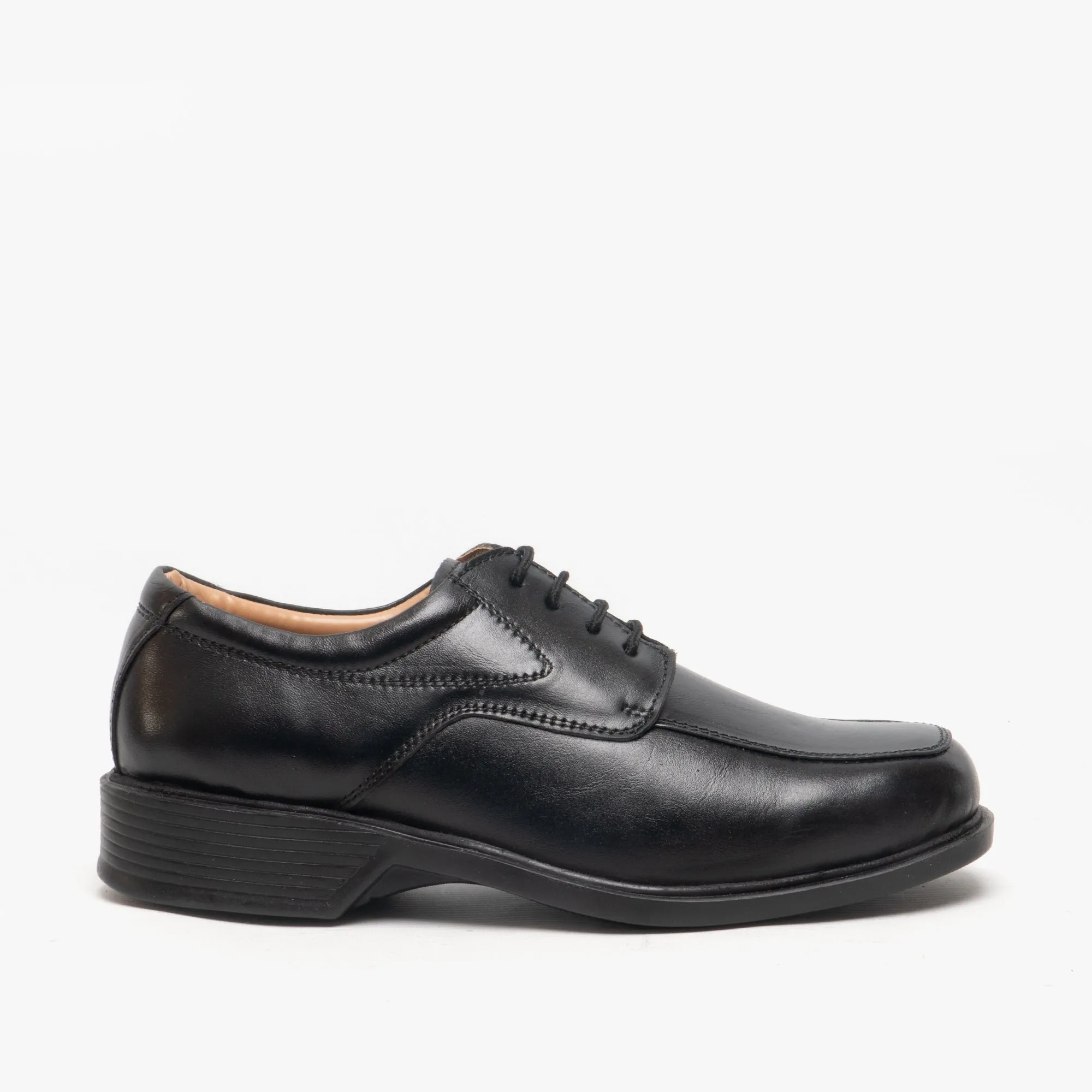 BIRMINGHAM Mens Leather Lace Shoes Black sold by Shuperb
