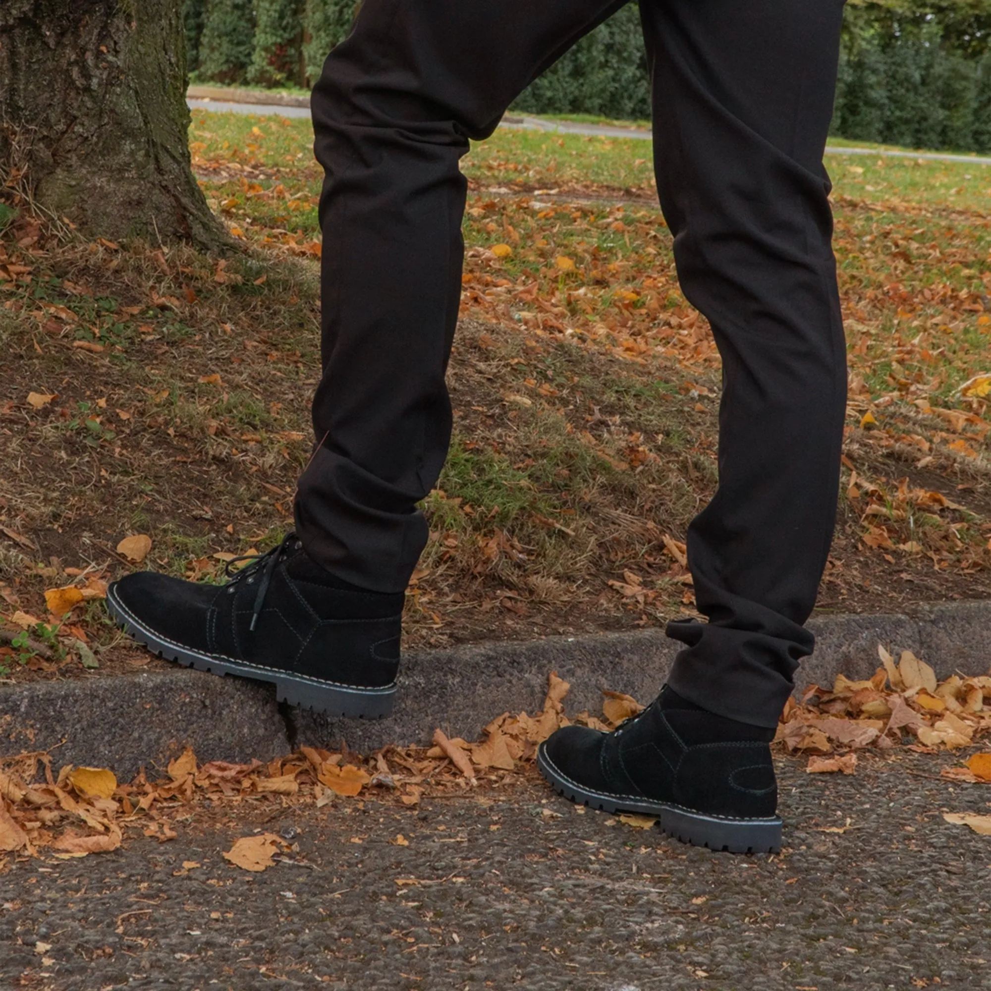 Popps TROOPER Mens Desert Boots Black sold by Shuperb product image thumbnail 2