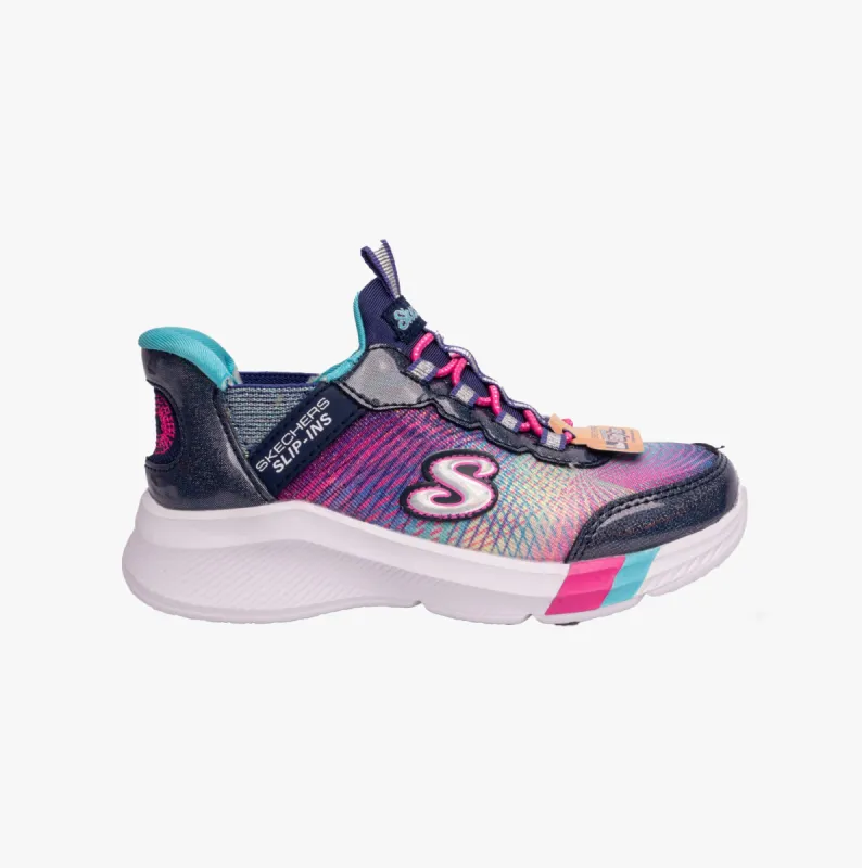 Skechers 303514L/NVMT DREAMY LITES - COLORFUL PRISM Girls Sneaker Navy/Multi sold by Shuperb