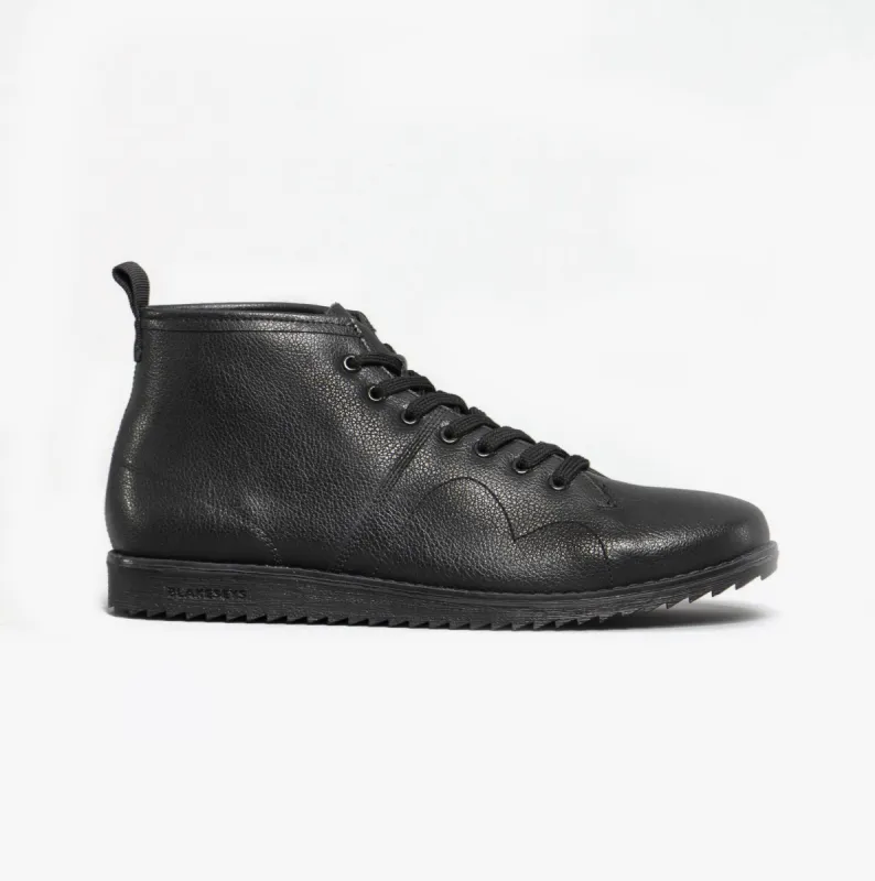 1960 Unisex Leather Monkey Boots Black sold by Shuperb