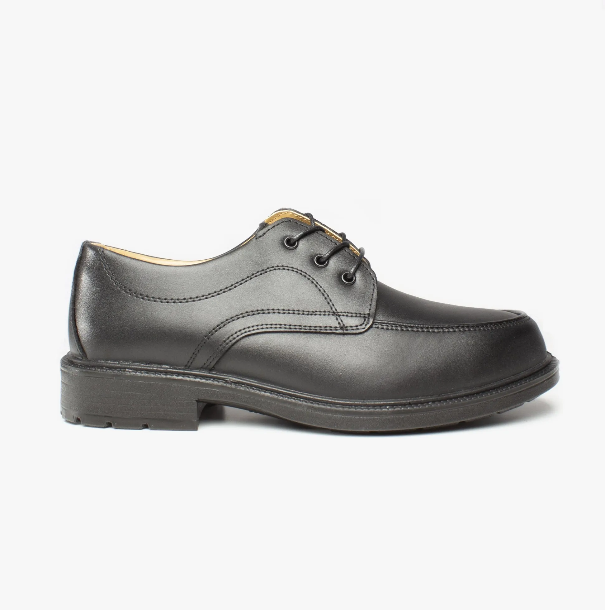FS65 Mens Leather Safety Shoes Black sold by Shuperb