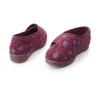 Comfylux DAVINA Womens Full Slippers Wine sold by Shuperb