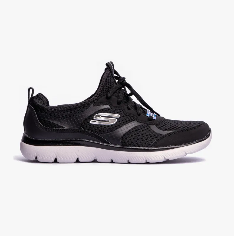 Skechers 149535/BLK SUMMITS-FREE CLASSICS Womens Lace-Up Trainers Black sold by Shuperb