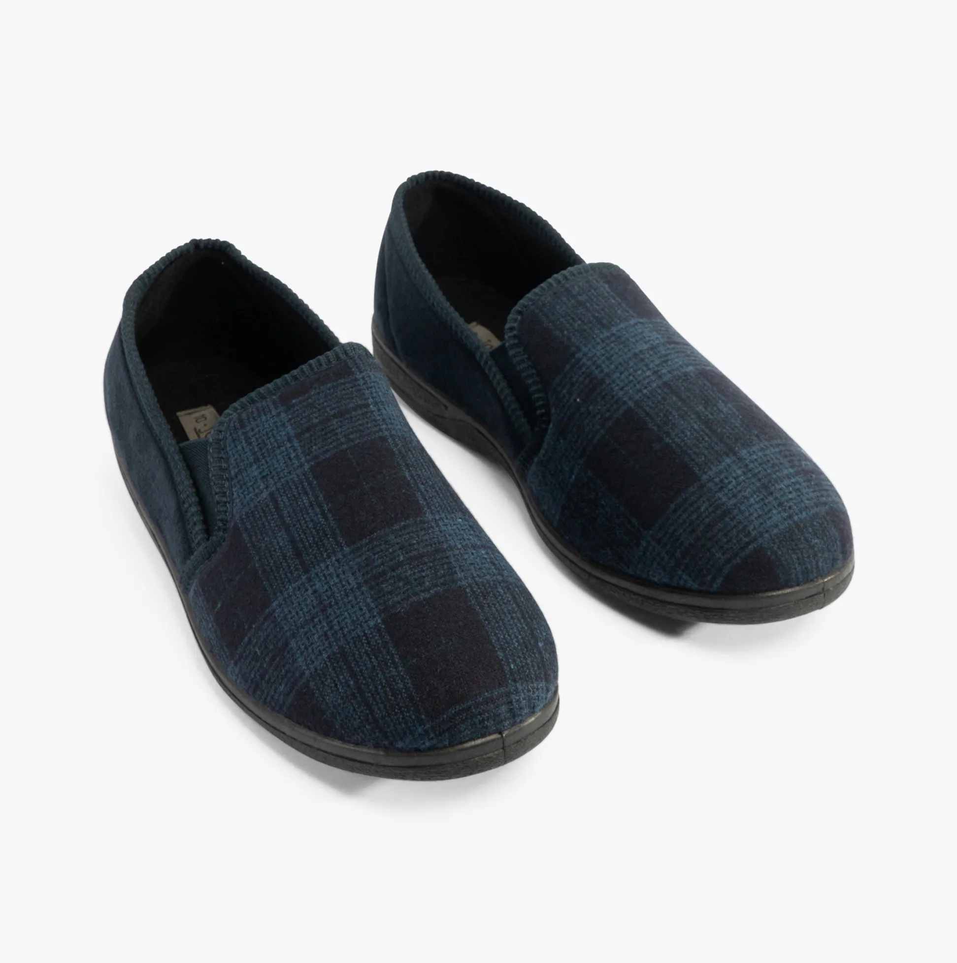 Jo & Joe GEOFF Mens Full Slippers Navy sold by Shuperb product image thumbnail 3