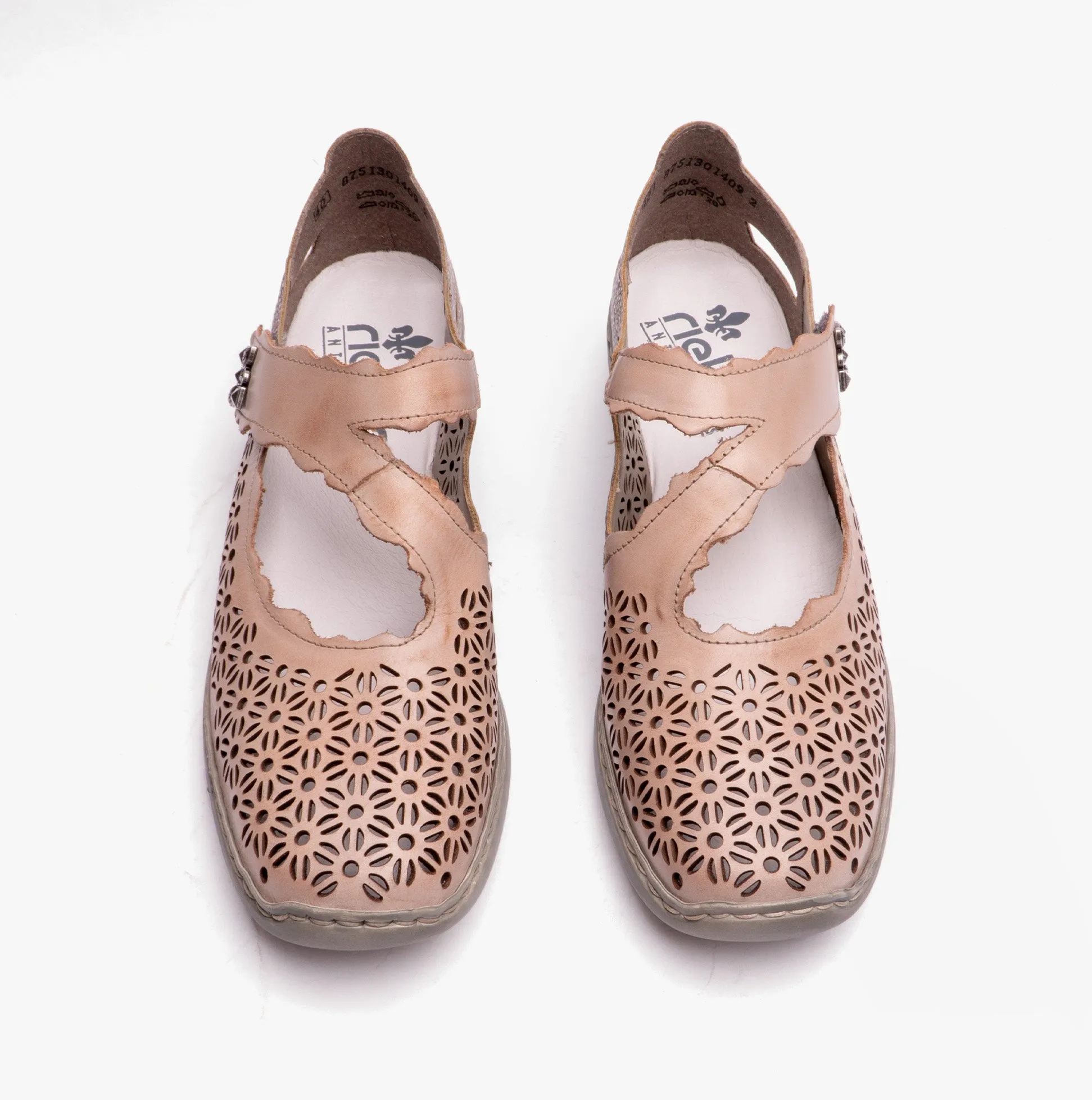 Rieker 413G4-42 Womens Shoes Beige Multi sold by Shuperb product image thumbnail 5
