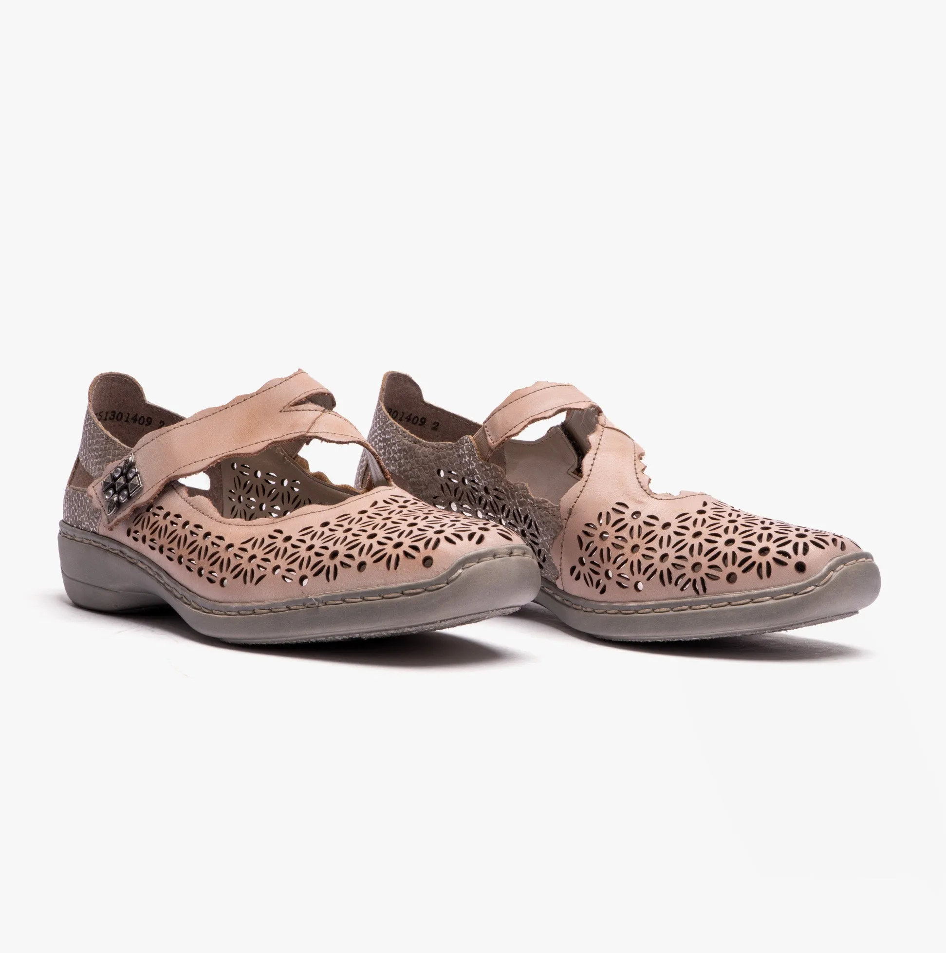 Rieker 413G4-42 Womens Shoes Beige Multi sold by Shuperb product image thumbnail 2