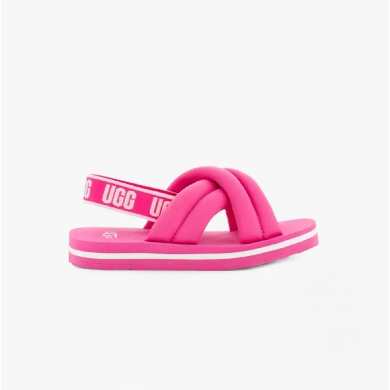 EVERLEE Girls Crossover Sandals Carnation sold by Shuperb