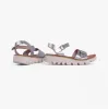 Heavenly Feet TRUDY Womens Sandals Silver sold by Shuperb