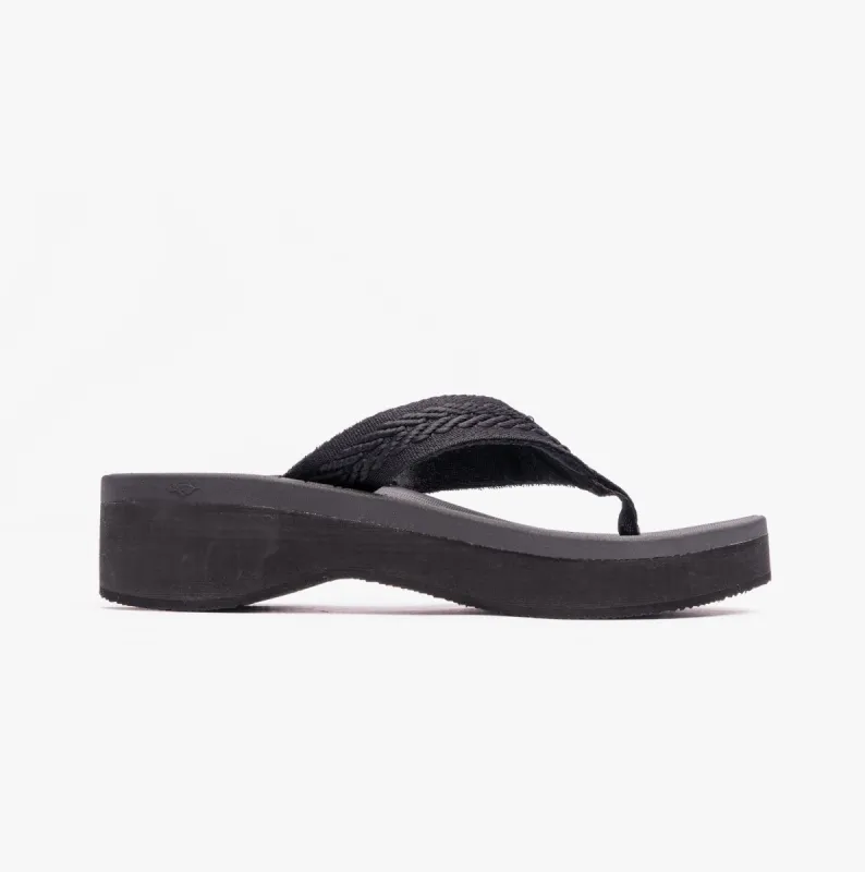 Rocket Dog TIZZY WEBBING Womens Sandals Black sold by Shuperb