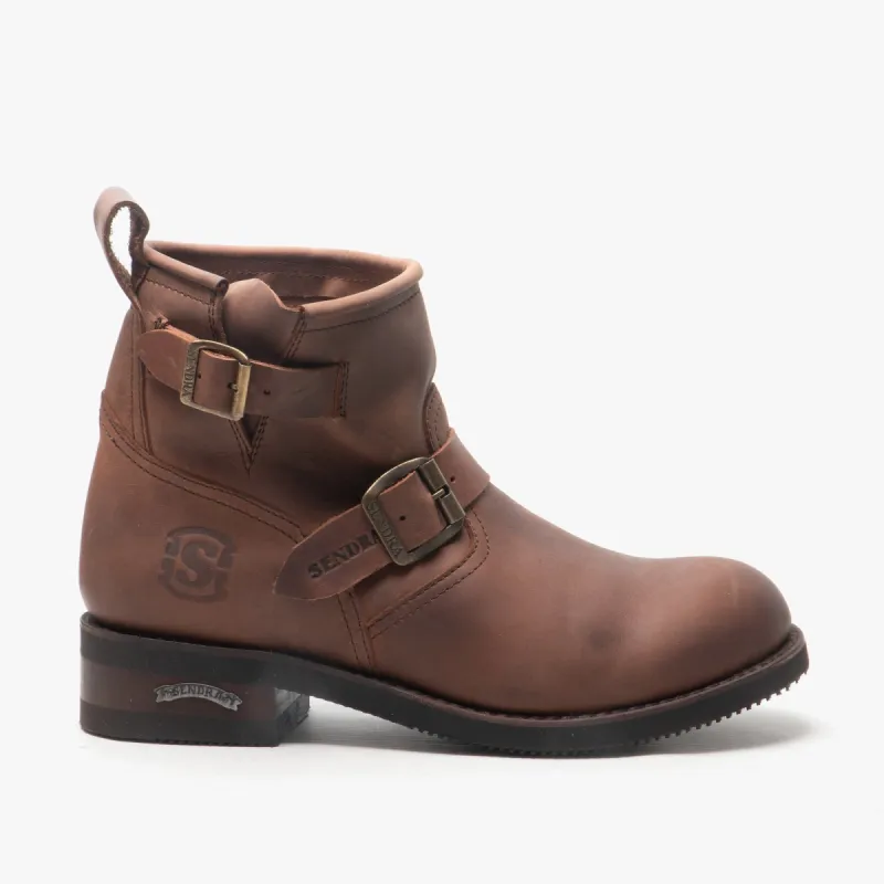 Sendra 2976 Mens Leather Biker Boots Brown sold by Shuperb